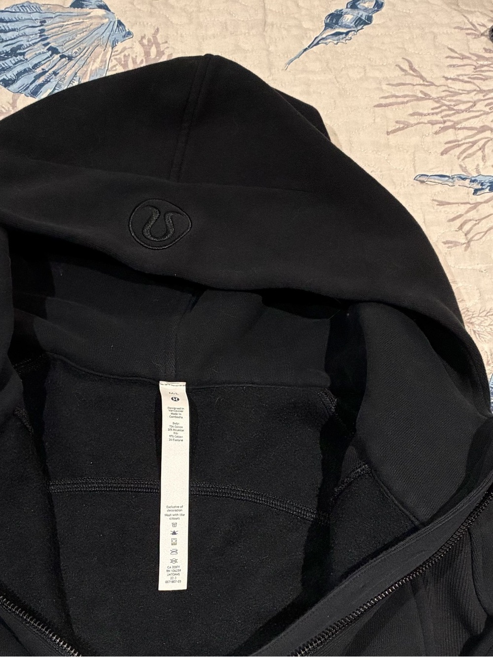 lululemon athletica Black Half-Zip Hoodie - Picture 5 of 5